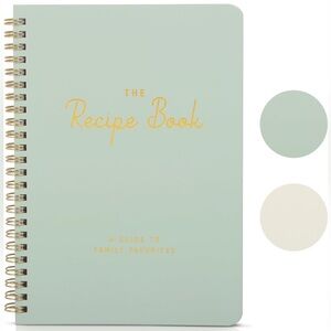 ZICOTO Amazon Aesthetic Blank Recipe Book // Sage Green